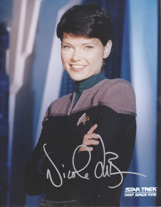 Nicole De Boer 10x8 signed in silver DS9 Official Picture