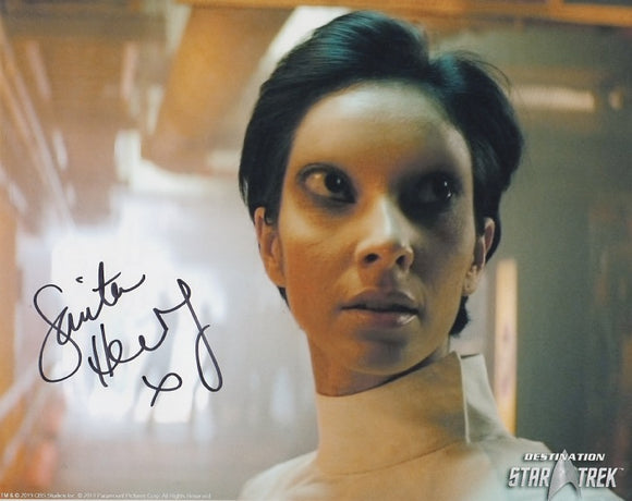Sonita Henry 10x8 signed in black DST Official Picture Star Trek