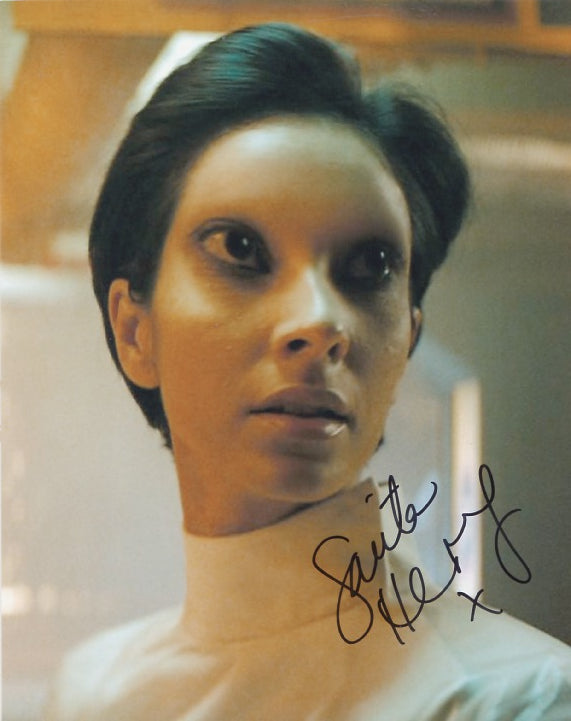 Sonita Henry 10x8 signed in black Star Trek