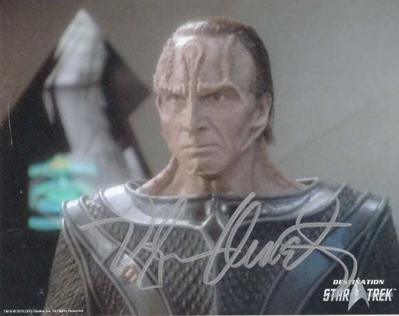 Vaughn Armstrong 10x8 signed in silver DST Official Picture