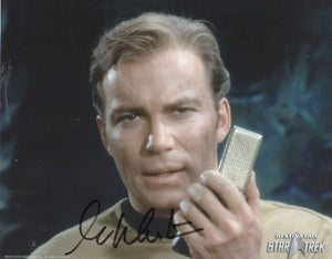 William Shatner 10x8 signed in black DST Official Picture