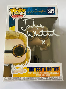 Jodie Whittaker signed Thirteenth Doctor Funko signed in white